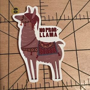 💜13/$13 +Bundle Sticker Sale | Llama Animal Waterproof Sticker